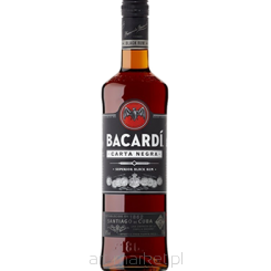 Rum Bacardi 37,5% Carta Negra 700ml